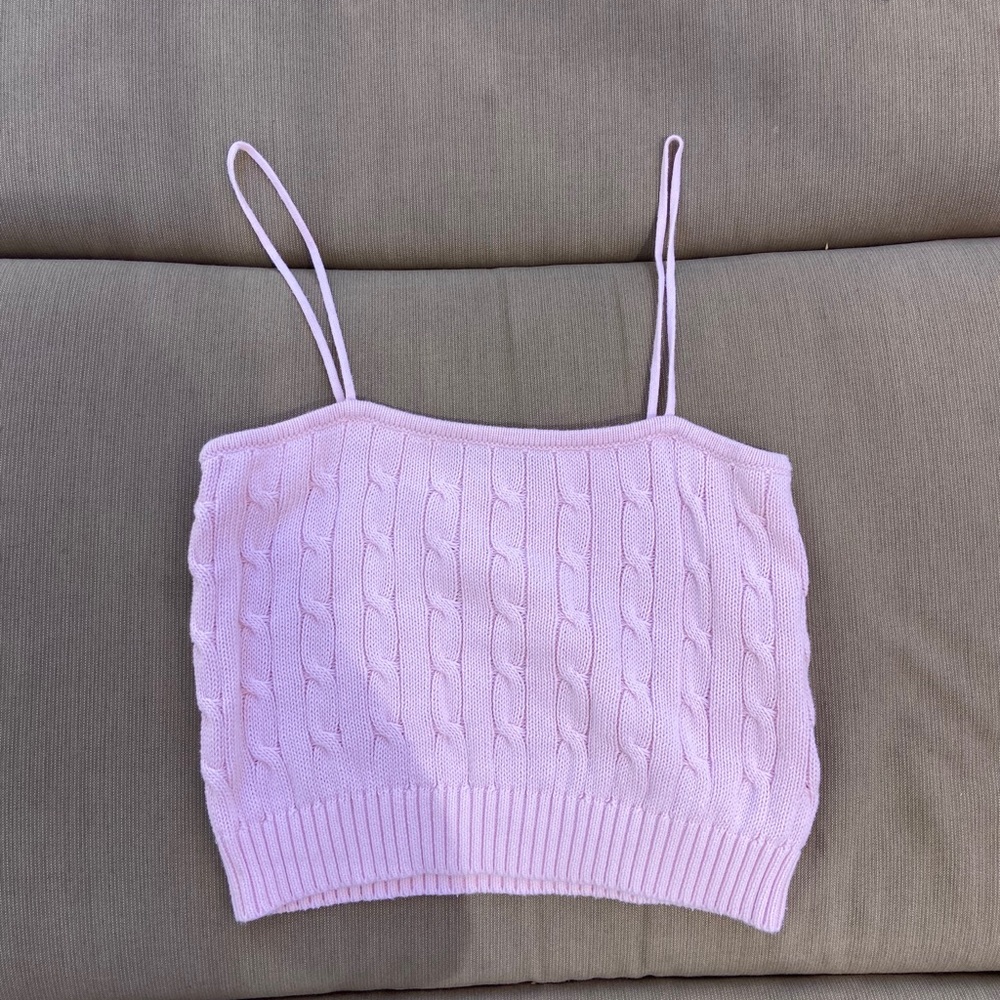 Pink Brandy Melville crop top